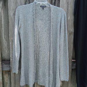 Eileen Fisher open front knit cardigan Size small